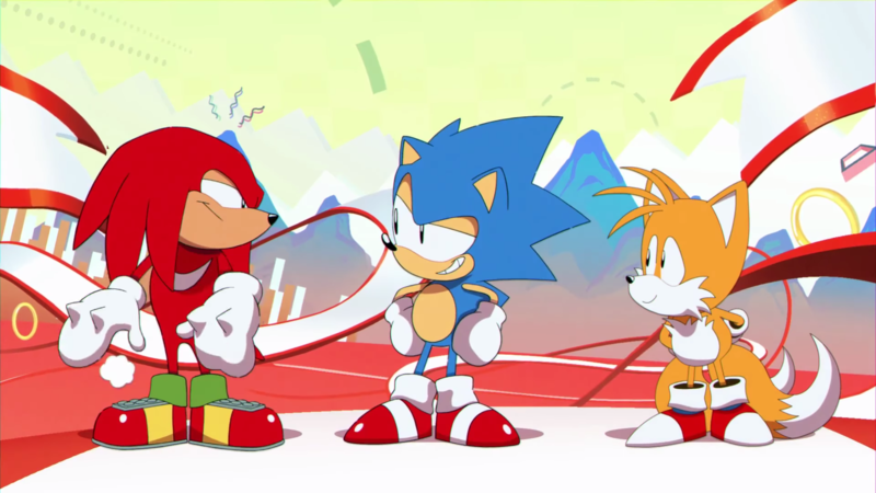 Sonic, Sonic Mania, Tails (character), Knuckles, video games