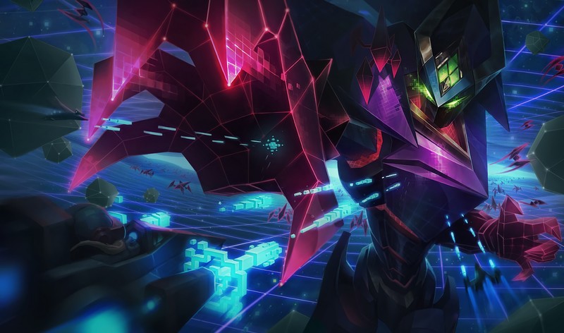 Malzahar, League of Legends, PC gaming, video game art, colorful