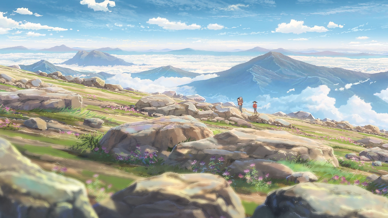 Makoto Shinkai, Kimi no Na Wa, anime, nature, landscape, moescape
