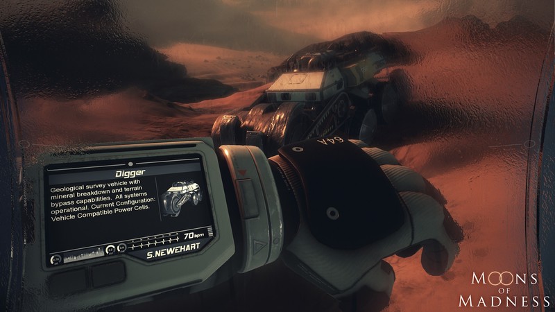 moons of madness, video games, Moon, space, transport, hands