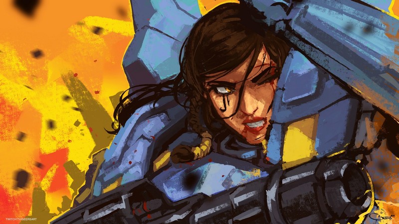 video games, Overwatch, Pharah (Overwatch)