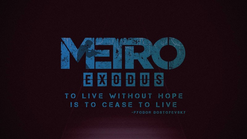 Metro Exodus, video games, typography