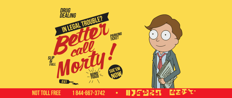 Rick and Morty, Morty Smith, typography