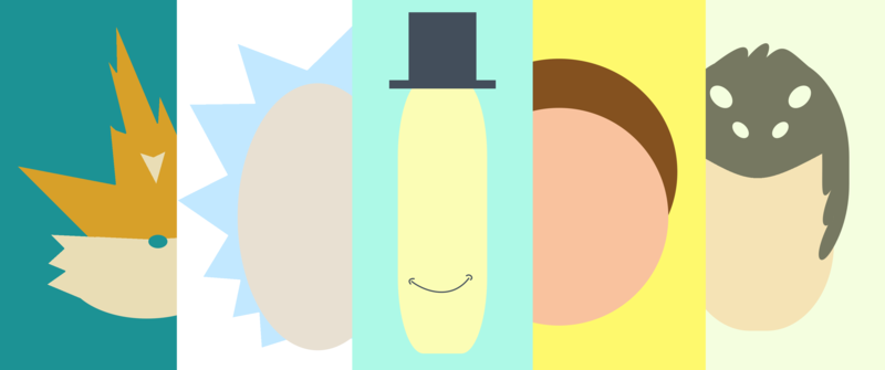 wubalubadubdub, Adult Swim, Rick and Morty, Rick Sanchez, Bird Person, Squanchy, Morty Smith
