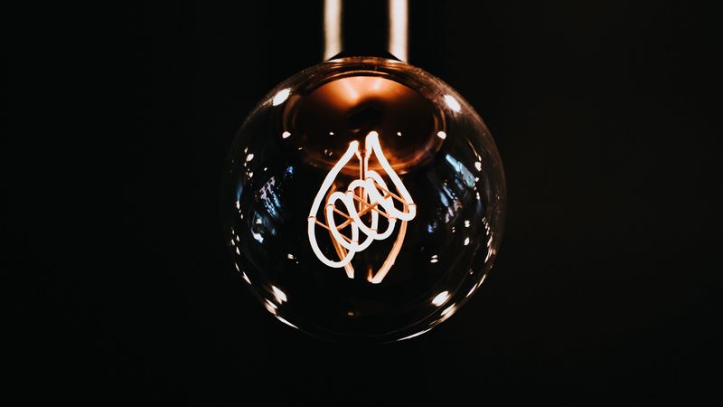 light bulb, electricity, lighting, spiral, dark, 4k