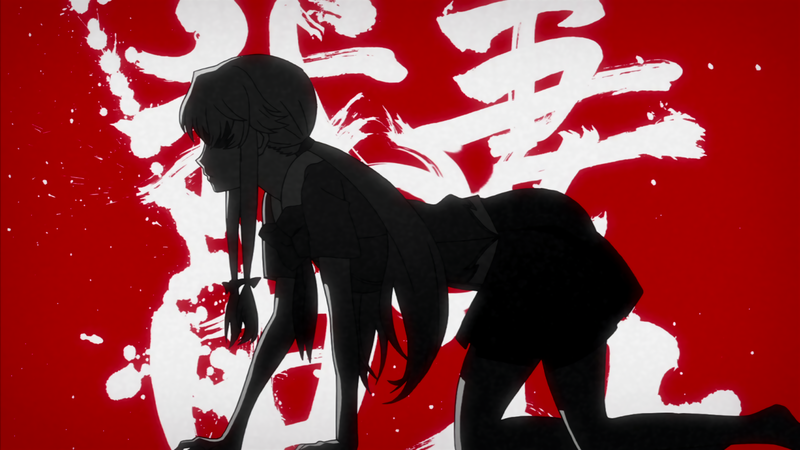 Mirai Nikki, Gasai Yuno, anime girls, red background, anime