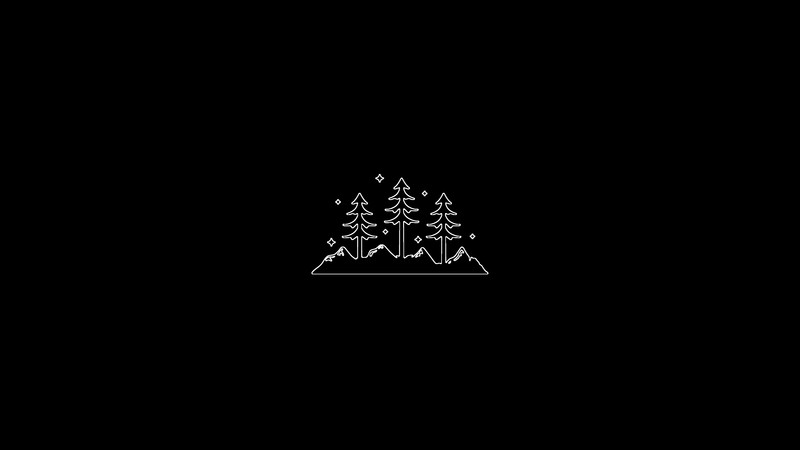 minimalism, simple, black background