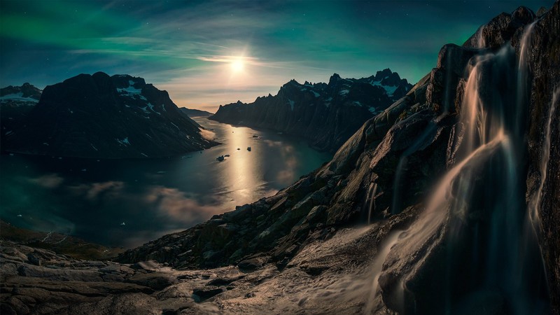 aurorae, landscape