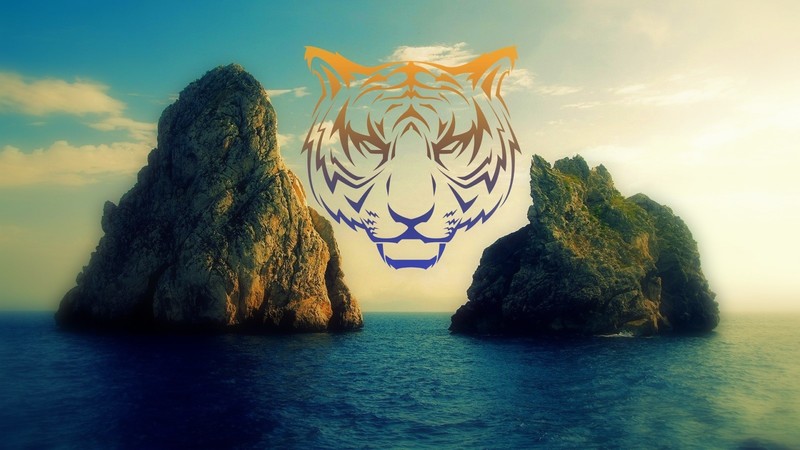 Pacific Ocean, logo, graphic design