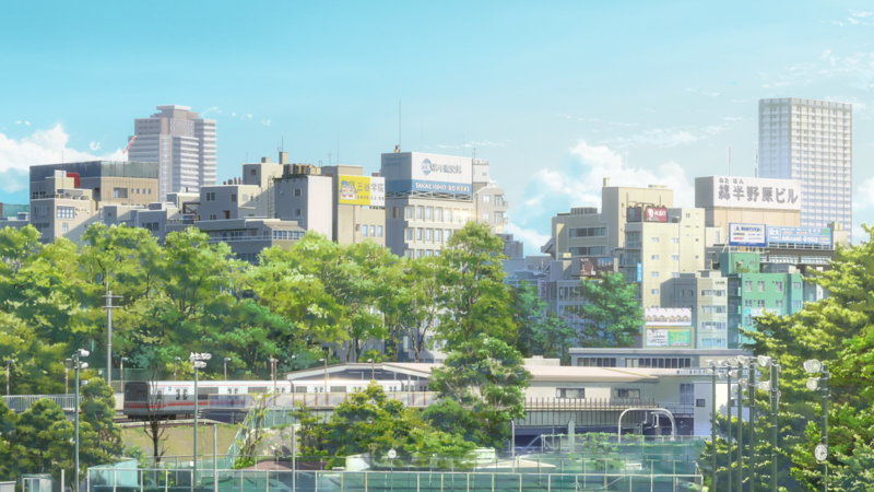 Kimi no Na Wa, Your Name, cityscape