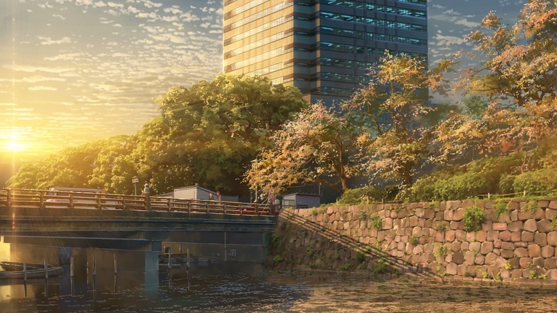 Kimi no Na Wa, Your Name, landscape, cityscape, building, river, realistic