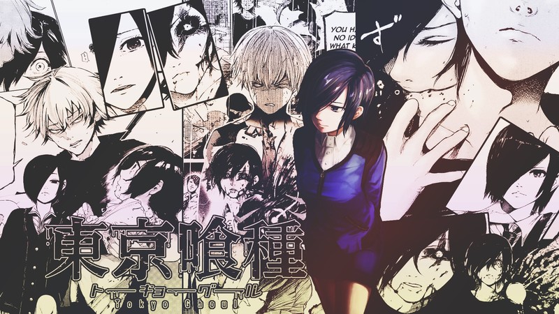Tokyo Ghoul, anime girls, manga, Kirishima Touka