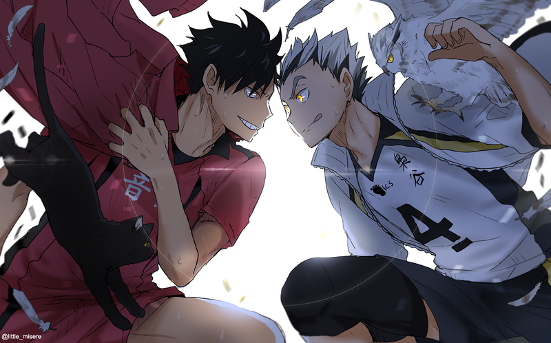Haikyuu!!, anime boys, Kurō Tetsurō