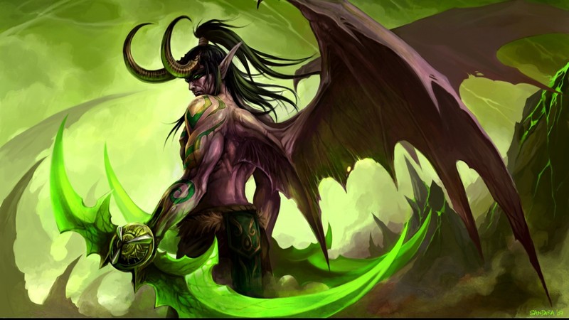 Illidan Stormrage, video games, Warcraft, World of Warcraft