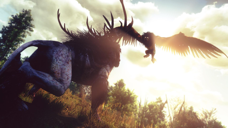 The Witcher 3: Wild Hunt, Griffins, video games, screen shot, RPG