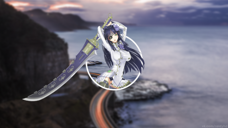 anime, anime girls, nature, picture-in-picture