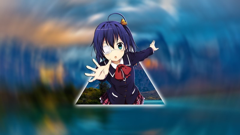anime girls, anime, picture-in-picture, Mei