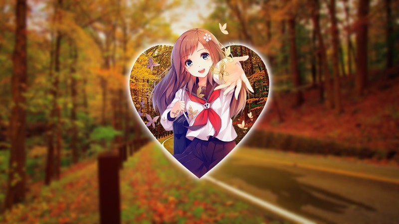 anime girls, anime, picture-in-picture