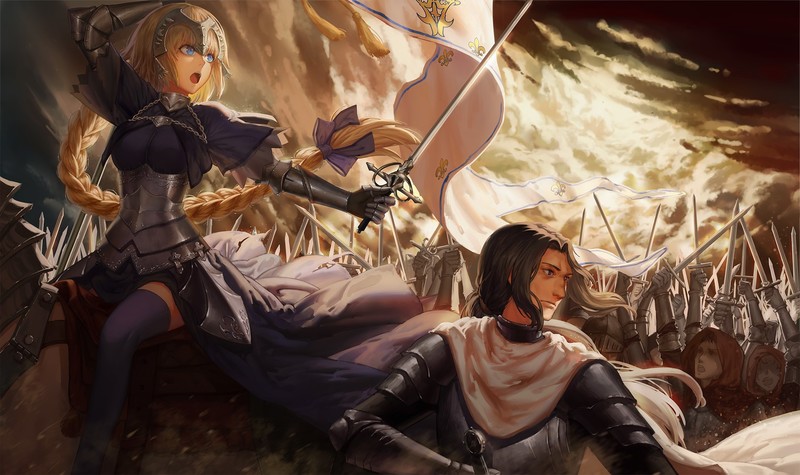 Fate/Apocrypha, Fate Series, Ruler (Fate/Apocrypha), Jeanne dArc, Fate/Zero, Caster (Fate/Zero), Fate/Grand Order