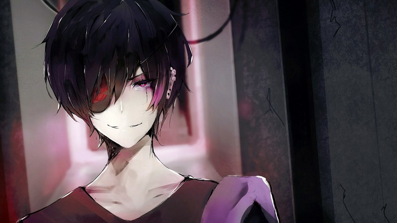 Aoi Ogata, Male, anime, red eyes