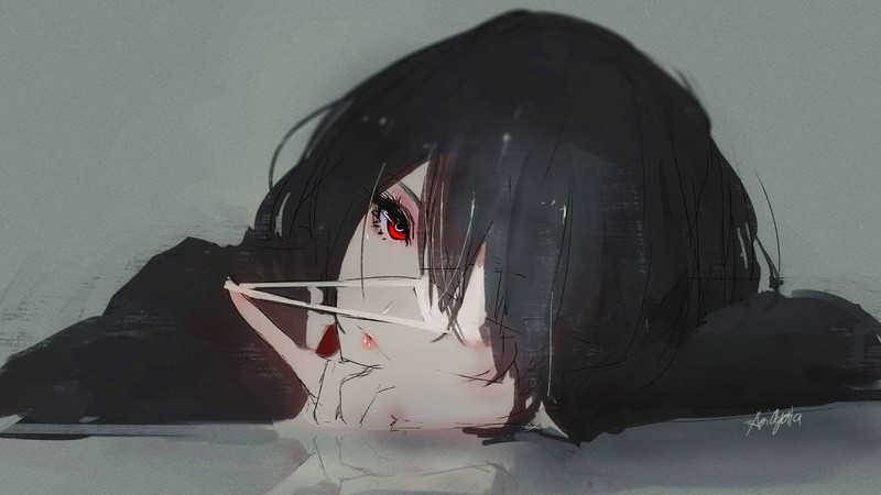 Misaki Mei, Another, Aoi Ogata, anime girls, cropped