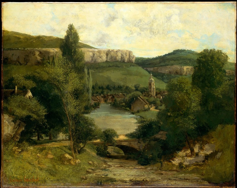 Gustave Courbet, classic art, oil painting