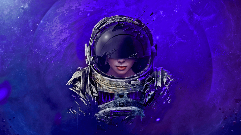 digital art, artwork, astronaut, photo manipulation