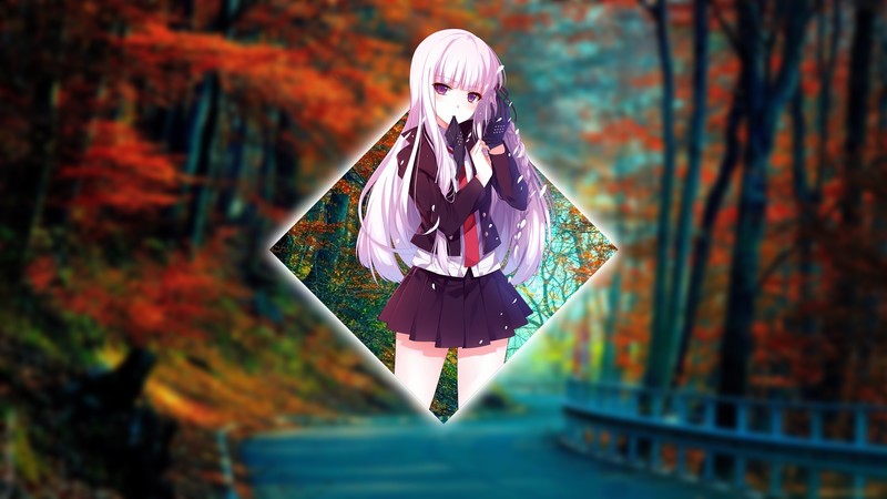 anime, anime girls, Danganronpa, picture-in-picture