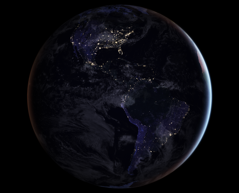 space, universe, Earth, continents