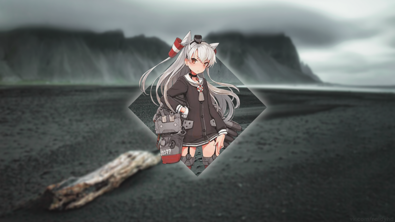 anime, anime girls, Kantai Collection, Amatsukaze (Kancolle), picture-in-picture