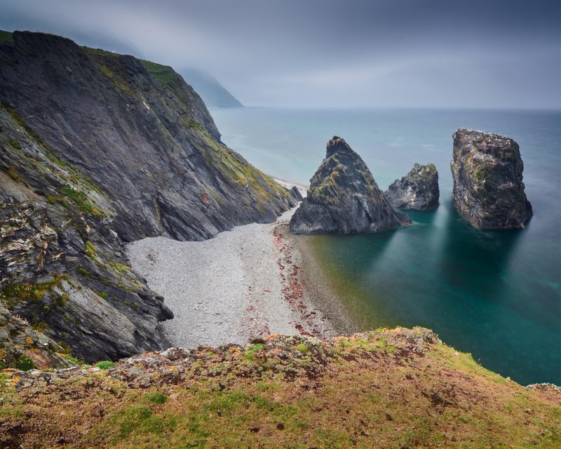 landscape, water, cliff, nature, sea, rock