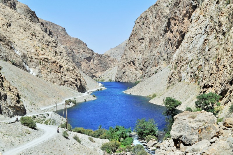 landscape, water, nature, rock