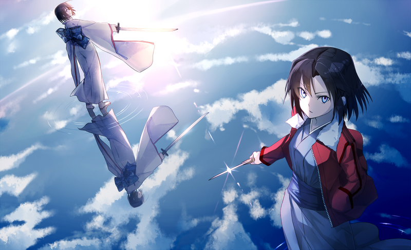 Kara no Kyoukai, anime girls, Ryougi Shiki