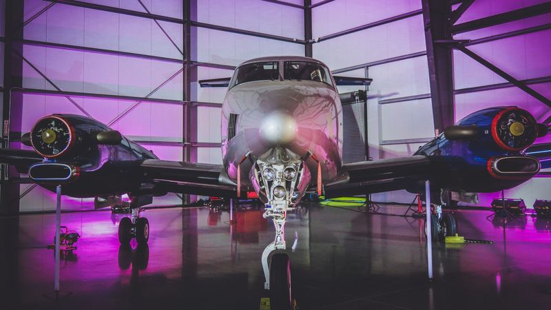 airplane, front view, aircraft, transport, 4k
