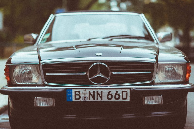 car, Mercedes-Benz, road