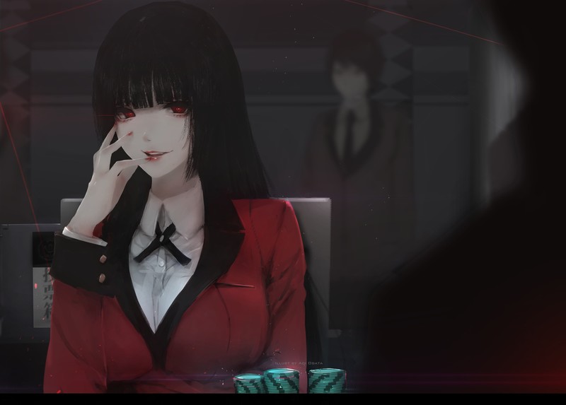Kakegurui, Jabami Yumeko, anime girls