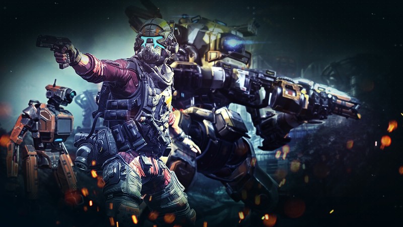 video games, Titanfall 2, soldier, titans, Titanfall