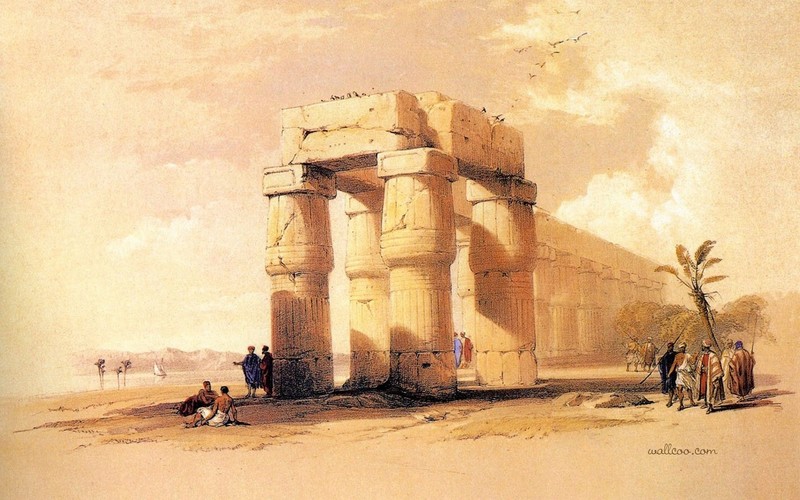 David Roberts, Egypt, painting