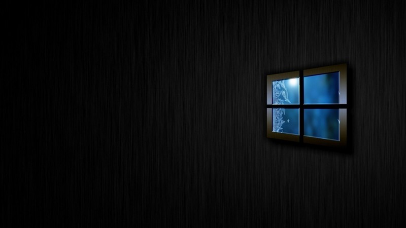 Microsoft Windows, Windows 10, dark, window