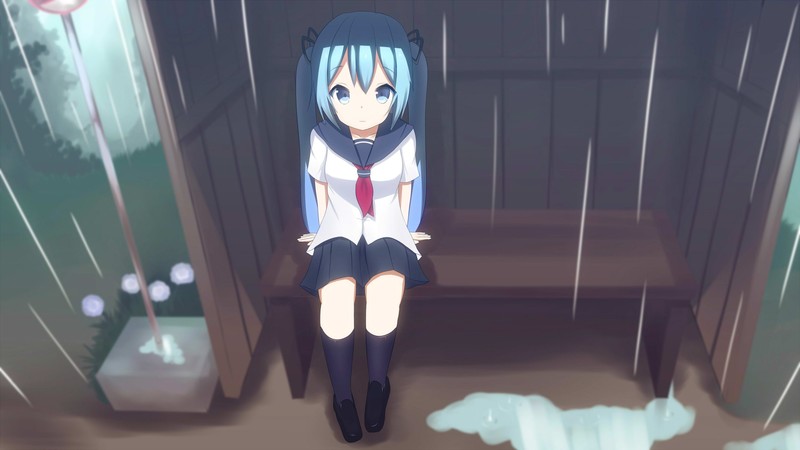 Hatsune Miku, Hatsune Miku Append, anime girls, school uniform, anime
