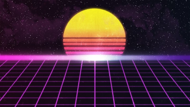 New Retro Wave, Retro style, artwork