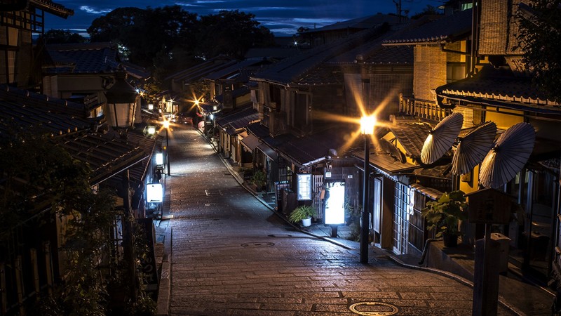 Japan, Kyoto, night