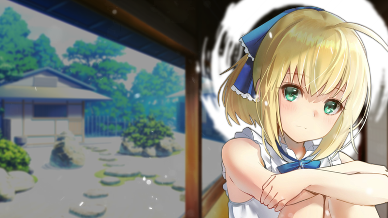 digital art, simple background, artwork, Fate/Stay Night, anime, Saber