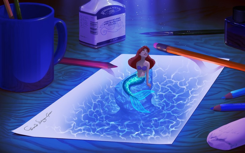 cartoon, Walt Disney, The Little Mermaid