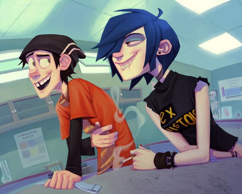 cartoon, ed edd n eddy, men, women, blue hair