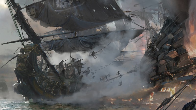 video games, Skull & Bones, pirates, Pirate ship