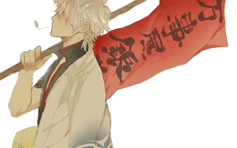 Gintama, Sakata Gintoki, anime boys, anime