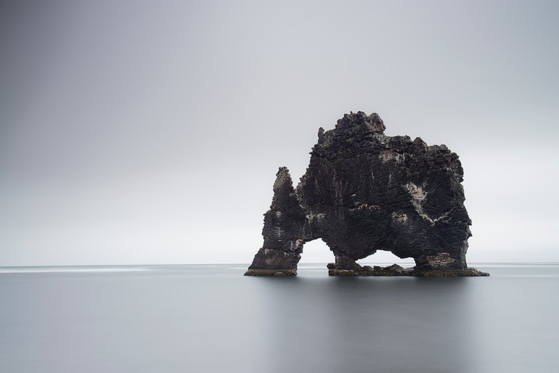 nature, landscape, rocks, sea, simple background
