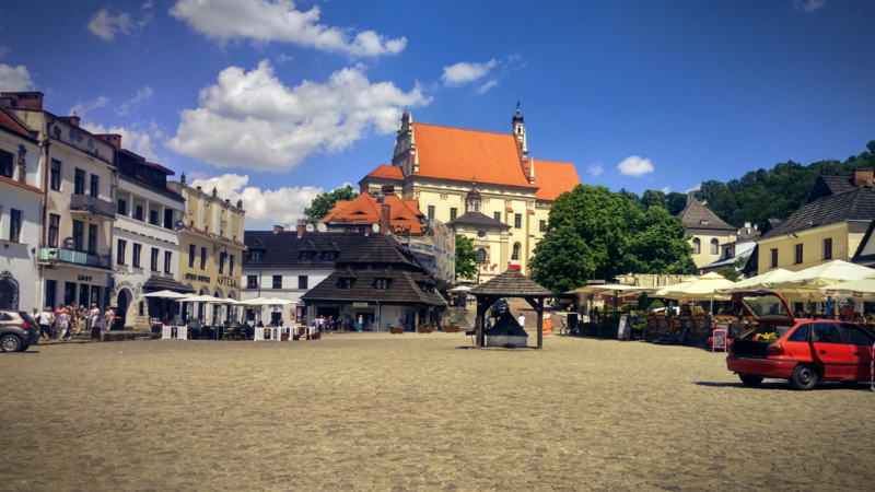 Poland, town, markets, Kazimierz Dolny, Polish, town square