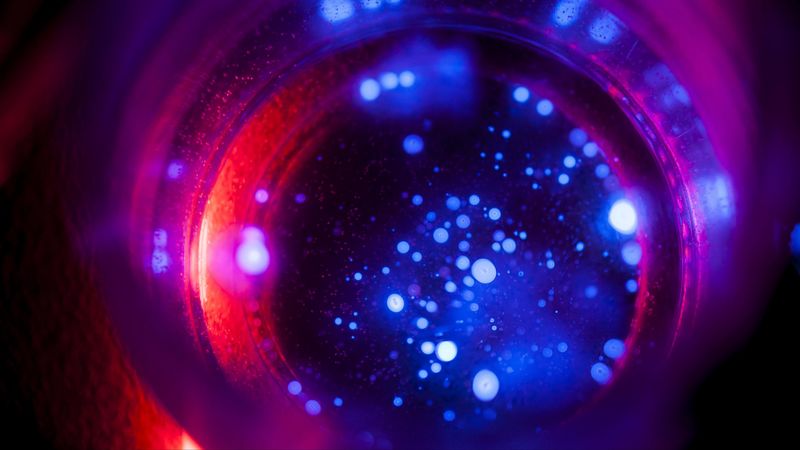 glare, sparkles, bright, water, glass, glow, 4k